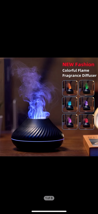 HomeTechTopia Colorful Flame Humidifier