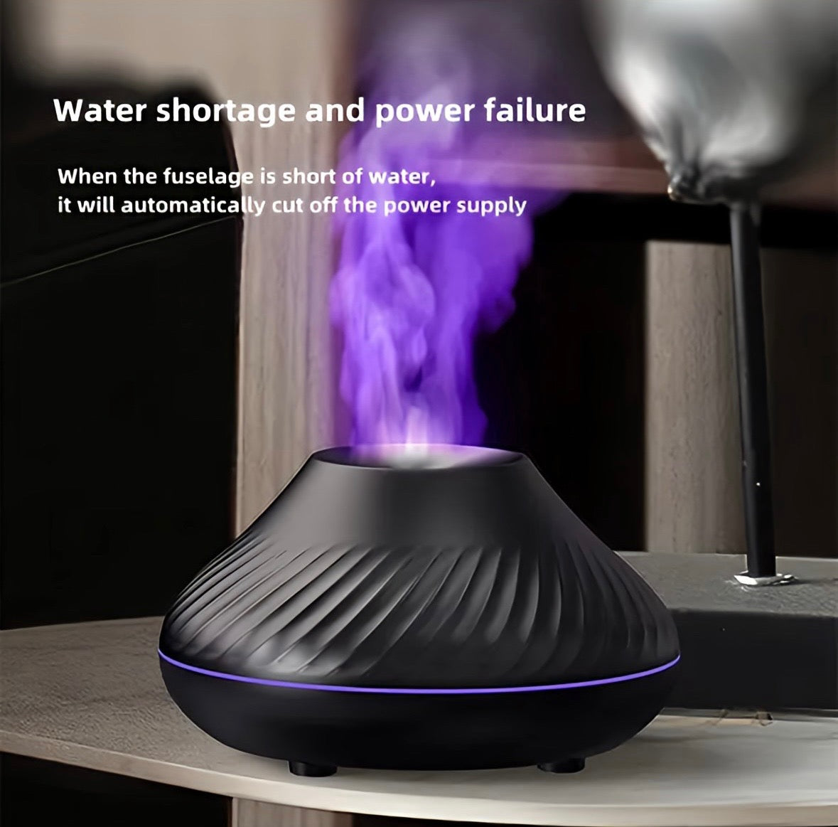 HomeTechTopia Colorful Flame Humidifier